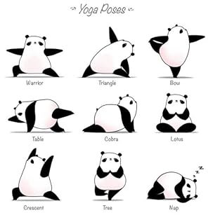 modern times Postkarte JUNIQE JUNIQE - Motiv: YOGA PANDA, Anlass: Fun, Künstler/Verlag: JUNIQE @ FONSECA, Tobe, Größe: A6
