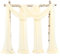 Showgeous 4 Packs Querbehang Beige 73cmx610cm Tüll Foto Hintergrund Hochzeit Vorhang Deko Beige Chiffon-Stoff Hochzeitsbogen Gardinen für Laube Hochzeit Torbogen Zeremonie Fotografie Party