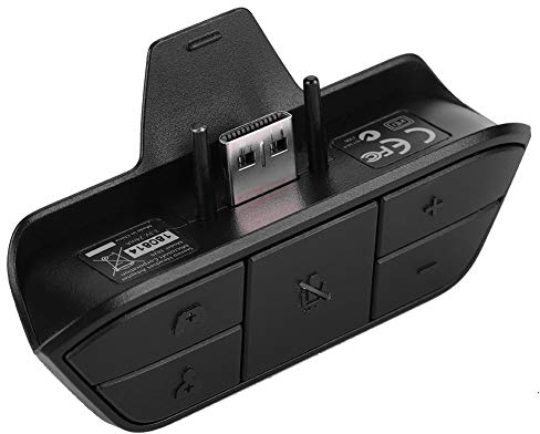 Yosoo Health Gear Adaptador de Auriculares Estéreo One, Adaptador de Auriculares Estéreo a Prueba de Polvo para One con Control de Juegos y Sincronización de Sonido Estéreo Adaptador de