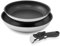 KOPF Pfannenset Pro Click, 3-teilig induktionsgeeignet mit abnehmbaren Griff und Bratpfanne 24 cm / 28 cm, Edelstahl mit ILAG Ultimate Anthiaftbeschichtung