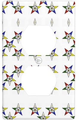 Panneau mural décoratif à double prise Motif étoiles orientales