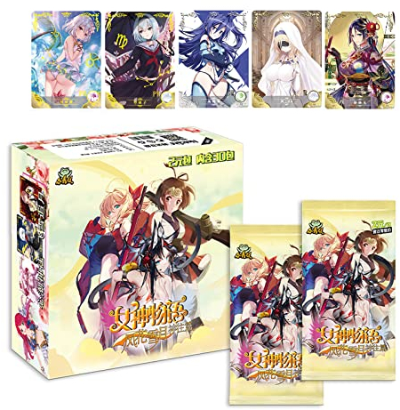 McKona Anime Card Anime Karten Anime Sammelkarten Booster Goddess Story Anime Trading Cards Booster Box Waifu Card Goddess Story TCG CCG Card Anime Girls Trading Cards 1/2Yuan Package Series