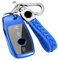 【4 Couleurs】 Z.MYUKI GLA 200 250 AMG SUV Coque clé avec Porte Clef pour Mercedes Benz GLA H247 2019-2022 2023 Accessoire Original Protection clé (Bleu)