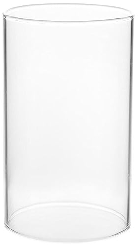 Kerzenhalter Zylinder Windlichtglas Kerzen Glaszylinder Windlicht Glashütte Ohne Ersatzglas Lampenglas für Windlicht Teelicher Zuhause Wohnzimmer Dekoration