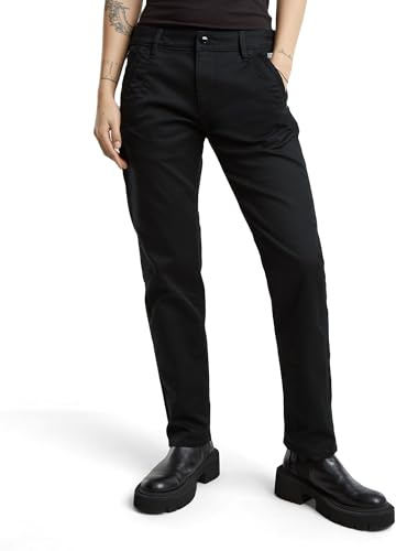 G-Star Damen Kate Boyfriend Hose, Schwarz (dk Black D25257-C105-6484), 31W / 32L