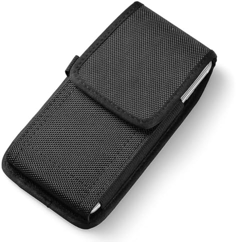 MQLSAERI Funda para cinturón para teléfono Celular,Soporte para cinturón para teléfono,Funda Universal para cinturón para teléfono móvil del ejército,para teléfonos de 5,7 a 6,3 Pulgadas,Color Negro
