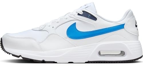 Nike Herren Air Max SC Herrenschuh, White/Lt Photo Blue-Thunder Blue-White, 45 EU