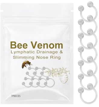 Bienengift Lymphdrainage & Schlankheits Nasenring, Bienengift Lymphdrainage Nasenring für jedermann (7pcs)