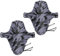 Riesel Design® MTB Mudguard Set (2 x kol:OSS) inkl. Kabelbinder/Stylischer MTB Schmutzfänger/Mountainbike Schutzblech als Spritzschutz für alle Radgrößen