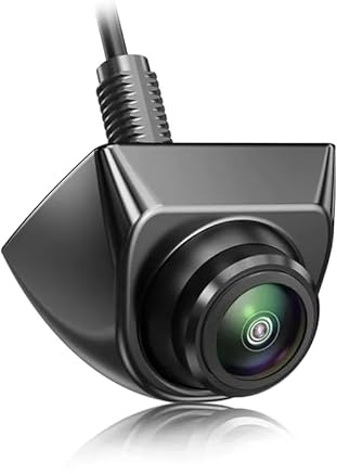 Proxel Cámara de Visión Trasera AHD 1080P, Gran Angular, Ojo de Pez Ajustable con Visión Nocturna, Impermeable IP69 para Coche, Caravana - Compatible con Radio y Monitor AHD