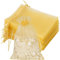 NIANOPKM 50 Organzasäckchen Golden Organzabeutel Organza Schmuck Säckchen Geschenktüten für Verpackung, 9x7 cm