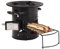 Kaminofen Camping Holzofen schwarz 50x33,5x30,5cm Stahl