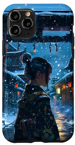 iPhone 11 Pro Snowy Japanese Village Case