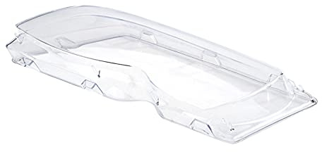 AKLOSIPY 2 Uds Cubierta de Lente de Faro para Serie 3 E46 01-05 Reemplazo de Cristal de Faro Delantero con Números de Pieza 63126924043 63126924044
