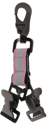 perfeclan Feuerwehrhandschuhband, Halter für Feuerwehr-Arbeitshandschuhe, Einsatzausrüstung für Handschuhe bei kaltem Wetter, reflektierendes, Rosa