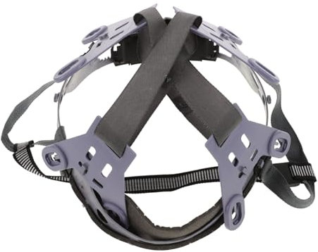 IWOWHERO Baustellenhelm kopfschutz Schutzhelmeinlagen Schutzhelm-Ersatzaufhängung Helmaufhängung Ersatz-Schutzhelmeinlage Schutzhelmeinsätze für Herren Hardhat-Zubehör Nylon Light Grey