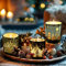Weihnachtsdeko Innen Kerzenhalter,3er Set Kerzen Windlicht Glas Kerzenhalter Weihnachtsdekoration Tisch Fensterbank Weihnachtsbeleuchtung Weihnachten Deko Kerzenständer für Wohnzimmer Dekoration (3er)