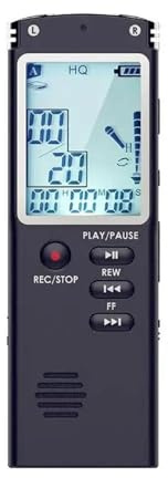 Shinekoo Ghost Hunting EVP Digital Voice Recorder 8GB Paranormal Equipment Spirit Digital Voice Box Rechargeable Portable Voice Recorder Noise Reduction