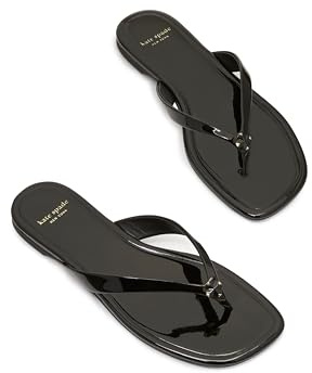 Kate Spade New York Flip Flop aus Lackleder Spade Flower