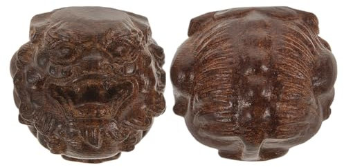 Mipcase Lot De 2 Handballs pour Exercices De Massage des Mains Thérapie des Doigts Physiothérapie Massage en Bois