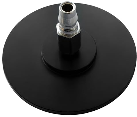Saugnapfadapter für Vac-U-Lock-Maschinen, rostfreies Metall mit Schnellluftanschluss, 9,5 cm Durchmesser, 5,4 cm Höhe
