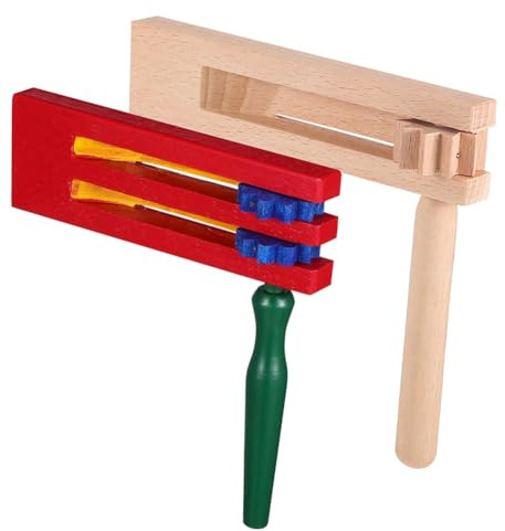 Onchdbfhuu Mexikanische Partygeschenke, Ratschen-Streich-Krachmacher, Einlagig, Musikinstrument, Fußball, Mexiko, Handglocke