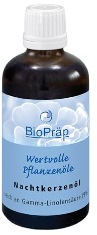 BioPräp Nachtkerzenöl | 100 ml | vegan | kaltgepresst | Made in Germany | zertifizierte Produktion