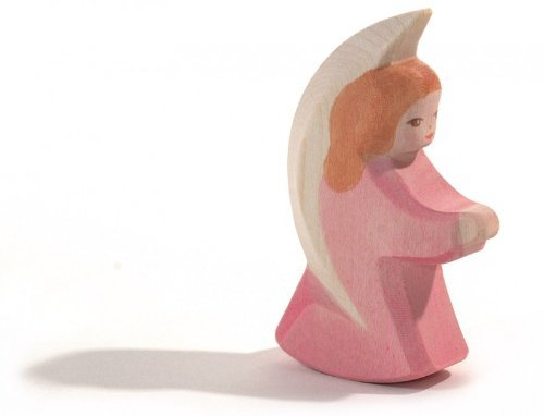 Ostheimer 42015 Engelchen rosa aus Holz Höhe 8cm