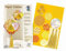 Ursus 23010099 - Paper Globes Bastelset, 120 Papierkreise, 2 Troddeln mit Kordel, citrine