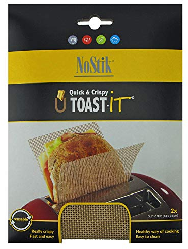 U-Toast-IT Teflon mesh : The New Alternative to Toaster Bags - Use 1001 Times - Pack of 2 -by NoStik