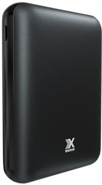 Livoo XMOOVE - Sky - Batterie Externe polymère Haute densité - 10 000 mAh XMVB103 - Compact, Double Port USB Out - 2,1 A