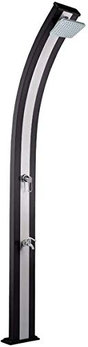 Formidra DS-A122BN - Douche Solaire - Collection SPRING - 30 L - Anthracite/Inox - Légèreté et Design