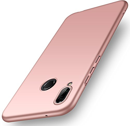 ORNARTO Custodia per P20 lite, Cover Ultra Sottile e Legere Protettiva Mat Antigraffio Antiscivolo Plastica Dura PC Shell 5.84' (2018) Oro Rosa
