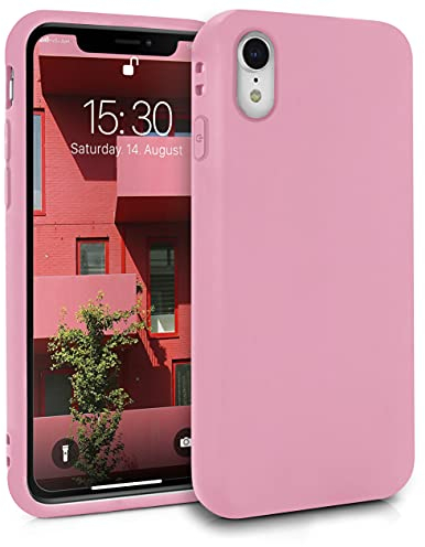 MyGadget Cover per iPhone XR - Custodia Protettiva in Silicone Ultra Morbido – Case TPU Ultra Flessibile - Protezione Antiurto & Antigraffio - Rosa