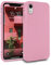 MyGadget Hülle kompatibel mit iPhone XR - robuste Handyhülle TPU Case Slim Silikonhülle - Back Cover Kratzfest Schutzhülle matt Rosa