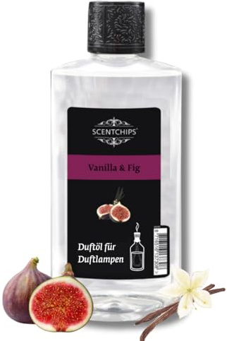 Scentchips® Duftöl Vanille & Feige – Aromaöl für Diffuser & Duftlampen – Raumduft & Parfümöl – Nachfüllflasche 475ml