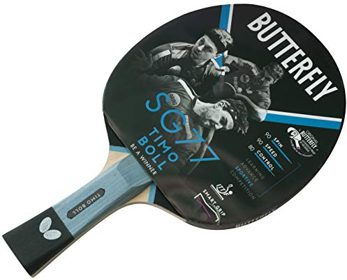 Butterfly 85032 SG99 Tischtennisschläger, Schwarz und Rot, 1 Stück ,