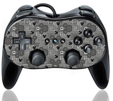 Skin kompatibel mit Nintendo Wii Classic Controller Pro Folie Sticker Disney Mickey Mouse Offizielles Lizenzprodukt