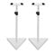 Speaker Stands For Studio Monitors White Height Adjustable Pair