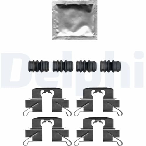 DELPHI LX0696 Zubehörsatz Scheibenbremsbelag Hinten Kompatibel mit MAZDA CX-5 KE, GH