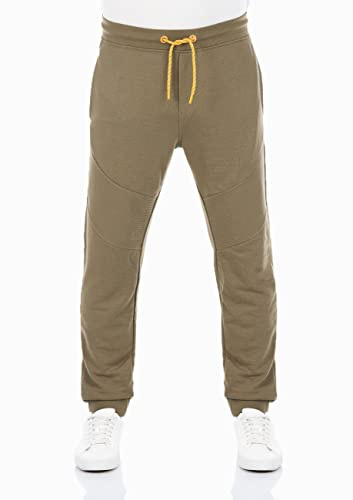 riverso Jogginghose Herren Baumwolle lang RIVVeit Regular Fit Sweathose Trainingshose Biker Jogger Sporthose Freizeithose Schwarz Grau Grün Blau Rot S M L XL XXL 3XL 4XL 5XL