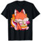 Lesbian Pride Gay Kawaii Fox Ramen Nudeln Lesbische Flagge T-Shirt