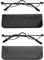 Hubeye 2 Pairs Half Moon Reading Glasses Metal Slim Half Frame Lens Ultra Thin Readers With Spring Hinges for Men and Women 2.00