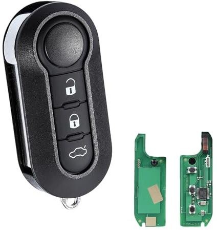 433MHZ 3 Tasten Fiat 500 Punto Ducato Schlüsselanhänger Marelli System Peugeot Boxer Autoschlüssel Citroen Relais Fernbedienung für Iveco Daily Key PCF7946 Chip