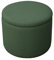 SVITA Amber Aufbewahrungsbox mit Deckel Hocker mit Stauraum Sitzhocker Sitzsack Sitzpouf wohnungs zubehör gepolstert Stoffbezug Dunkelgrün