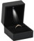 Shengxi Ringbox mit LED Licht, Ringetui Samt Schmuck Geschenkbox Ringschachtel Hochzeit Verlobungsringbox für Verlobung, Heiratsantrag, Hochzeit (Schwarz)