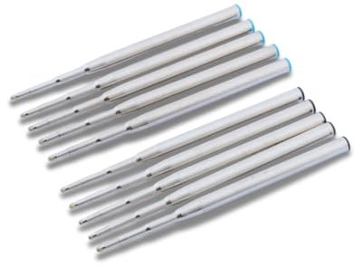 Montblanc Compatible Ballpoint Pen Refills - Black GEL Ink, 0.5mm Tip - 5 Pack