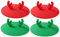 PRETYZOOM Lot De 2 Gobelets En Silicone Fantaisie Motif De Noël Couvercles Réutilisables Résistants À La Chaleur Pour La Maison 2 Pièces X 2