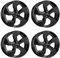 4x Dezent Felgen Alufelgen AO black 7.5Jx19 ET32 5x112 kompatibel mit Mercedes Benz GLK Eqa (H243) EQB EQC GLC