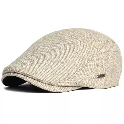 EKMTBJXY Schiebermütze Baskenmütze Herren Schirmmütze Baumwolle Barett Newsboy Driving Cabbie Cap Flatcap